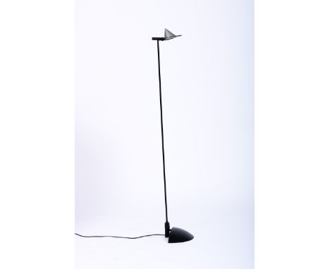 A Memphis-style reading lamp, marked: Bumet, Heeze, Holland, ca. 1990. Meas. L: 137 cm. Estimate: € 20 - € 30.