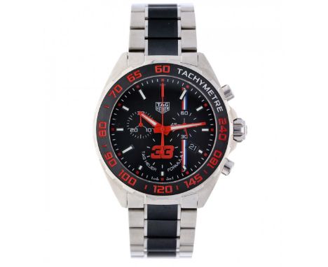 Tag Heuer Formula 1 Max Verstappen - Men's watch - ca. 2019 case: steel - bracelet: steel - quartz - date, chronograph, box a