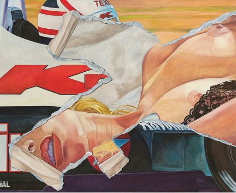 Fritz Köthe (1916 – Berlin – 2005). „K“. 1993Öl auf Leinwand.  130&nbsp;×&nbsp;160&nbsp;cm (51&nbsp;⅛&nbsp;×&nbsp;63&nbsp;in.