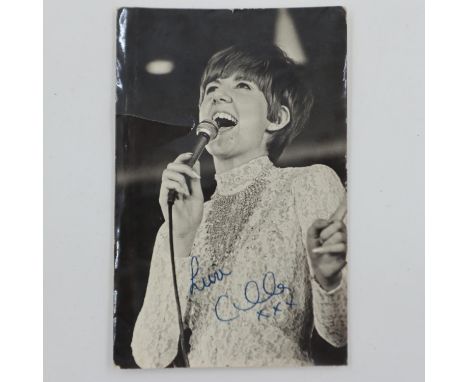 Cilla Black hand signed photograph, with personal signed letter to verso. UK P&amp;P Group 1 (£16+VAT for the first lot and £