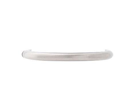 GÜNTER KRAUSS Armreif aus Platin, 45,5 Gramm, Innenumfang ca. 17,5 cm, Ende 20. Jh., leichte Tragespuren, Schließe etwas schw
