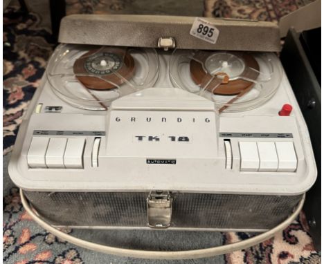 A vintage Grundig TK18 twin track Reel to reel tape recorder
