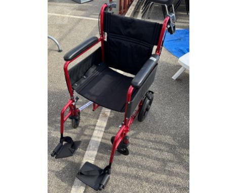 A collapsible wheelchair