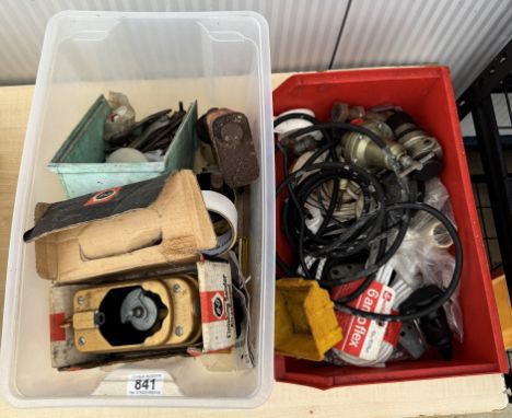 2 boxes of assorted tools