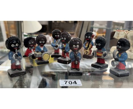 Vintage 8 piece Robertsons jazz band figurines & 1 other Notice from the the-saleroom.com: These items are listed on the basi