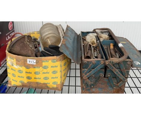 A quantity of various tools &amp; toolbox