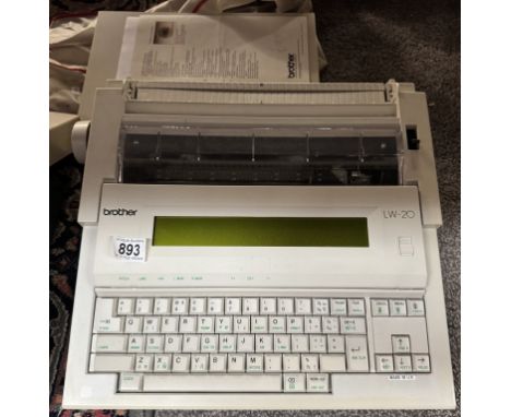 A Brother LW-20 typewriter (missing lead)