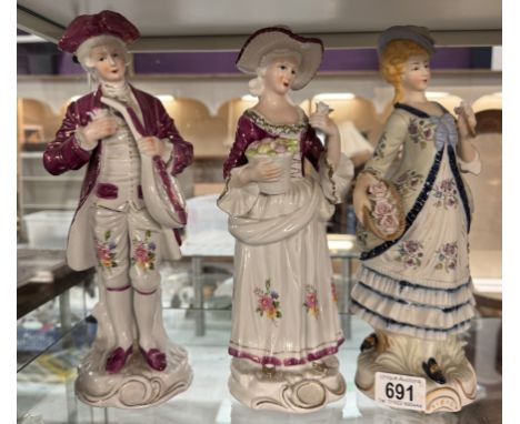 3 Vintage figures