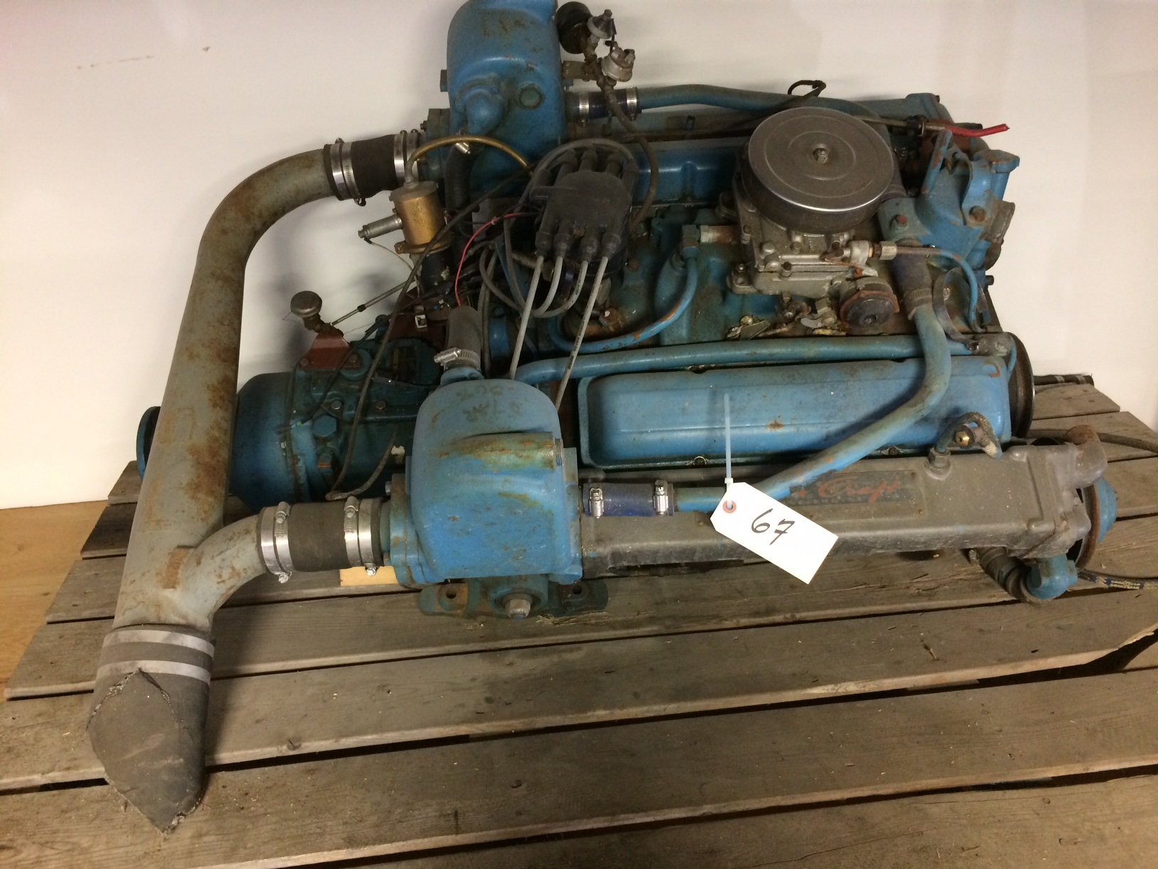 Chris Craft 327 Engine for parts with gearbox and reduction gear