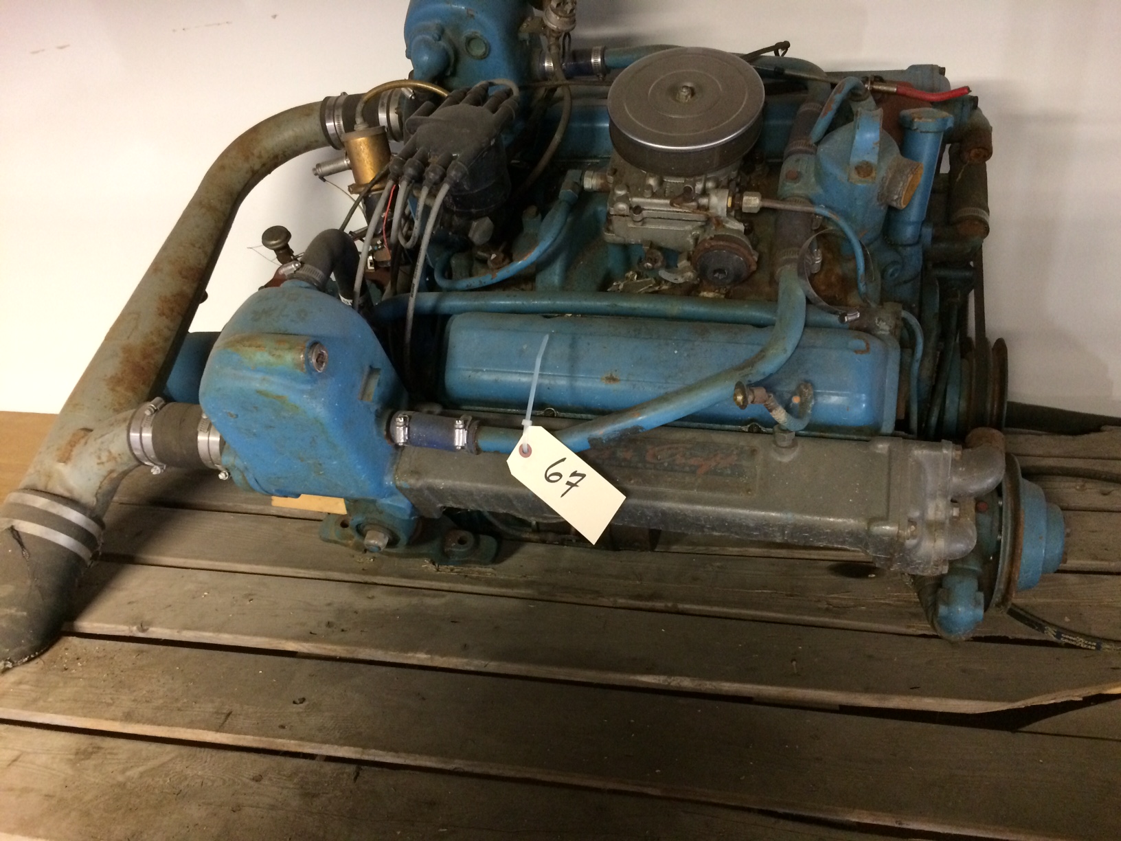 Chris Craft 327 Engine for parts with gearbox and reduction gear