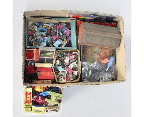 A Collection of Various Vintage Toys to include Playing Cards and Card Games, Matchbox and Other Diecast Toys, Vintage Kinder