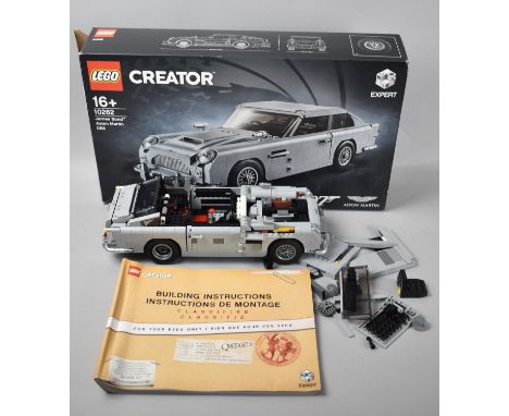 A Lego Creator Part Built Kit, 10262 James Bond Aston Martin DB5 (Unchecked and Pieces Not Counted) 