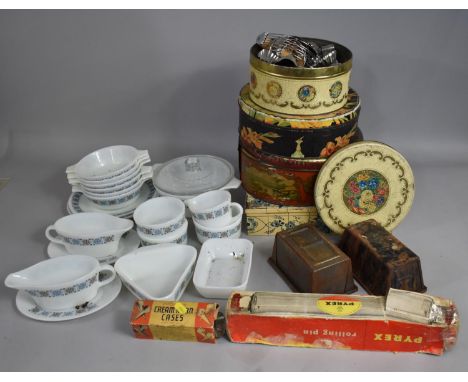 A Collection of Various Vintage Kitchenalia to comprise Tins etc 