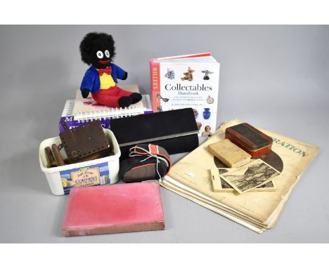 A Collection of Various Sundries to Comprise Antique Guide Books, Goss and other Crested Items, Doll etc 