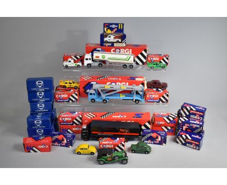 A Collection of Mainly Boxed but Some Loose Corgi and Other Advertising Diecast Vehicles 