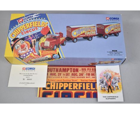 A Corgi Classics Chipperfield Circus Set, Scammell Highwayman with Two Trailers No 97915 