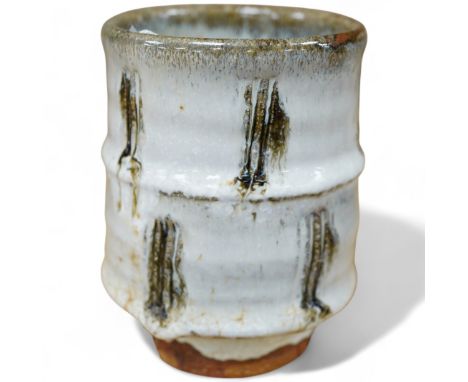 Jim Malone (b.1946), a glazed studio pottery cup, 10.5cm