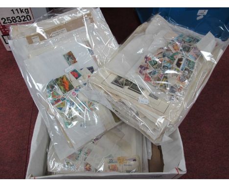 Stamps; World 'Thermatic' Stamps in packets, topics include painting, religion, art, botanical, plants, flowers, sport, olymp
