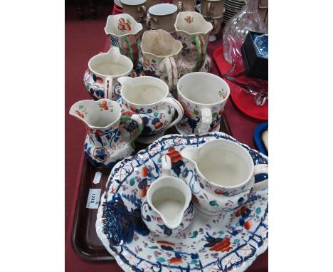 Allertons and Other Gaudy Welsh Lustre Pottery:- One Tray.