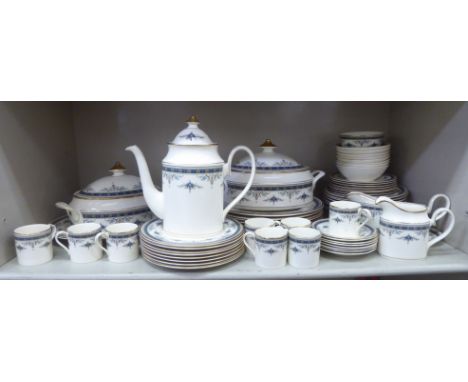 Minton Grasmere tableware: to include a coffee pot&nbsp; 9"h; and eight cups and saucers 