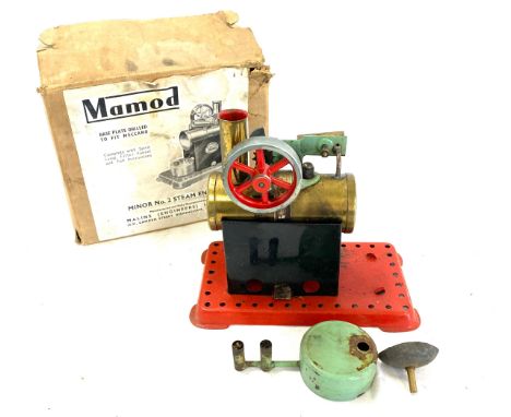 Vintage boxed Mamod minor no 2 steam engine 