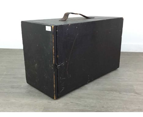 MILITARY KIT BOX,with three ammunition tins