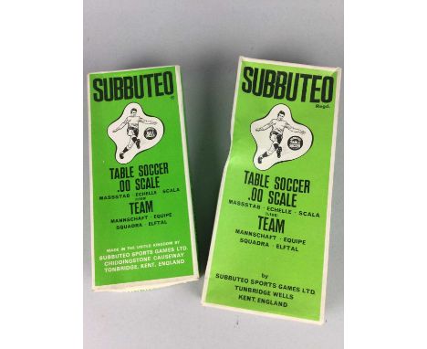 COLLECTION OF SUBBUTEO,including numerous boxed teams, goals and further mixed accessoriesCondition report: Approximately twe