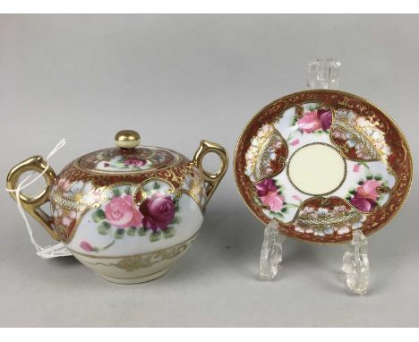 COLLECTION OF JAPANESE TEA WARE,including an export part tea service, along with Kutani cups and saucers