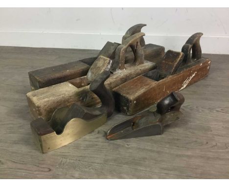 GROUP OF WOODWORKING PLANES,along with other tools