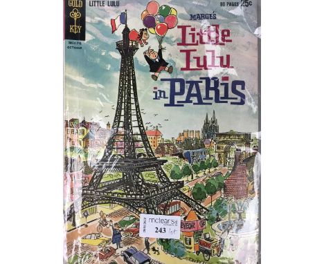 COLLECTION OF VINTAGE COMICS,including Little Lulu in Paris and others, Marges Tubby, Quick Draw McGraw and other Disney publ
