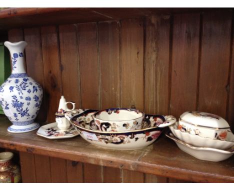 COLPORT DECANTER, SOME MASONS WARE