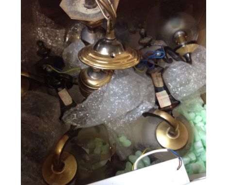 BOX WITH LIGHT FITTING ETC.    E1