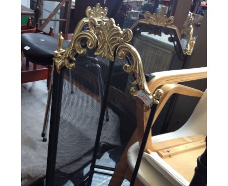 METAL FOUR PART FOLDING SCREEN