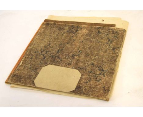 Folder containing a collection of six charcoal drawings, after The Old Masters, portrait studies, assorted sizes, all unframe