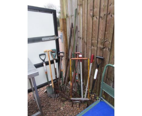 Collection of garden tools