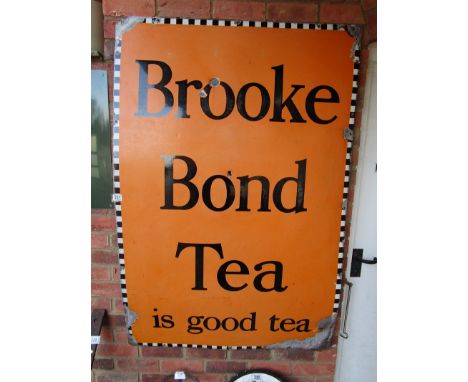 Large enamel sign - Brooke Bond Tea