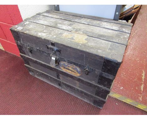 Antique travelling trunk
