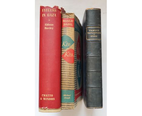 ° ° Stoker, Bram - Famous Impostors, 8vo, half blue morocco, with 10 illustrations, Sidgwick &amp; Jackson, Ltd, London, 1910