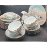 Egg shell porcelain Japanese tea set Condition Report two cups have hairline and chips, three