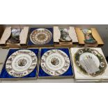 Seven collectable plates, various makers and designs
