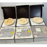 Six studio Dante Di Volteradici alabaster plate