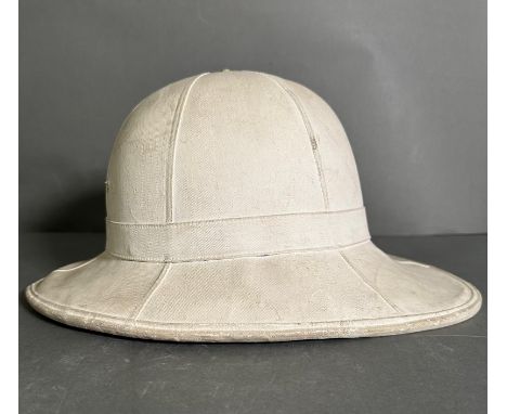 A vintage Marines hat or pith hat.
