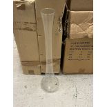 Eight tall Lily vases (H60cm)