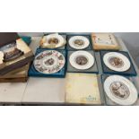 A selection of Coalport and Knowles picture plates
