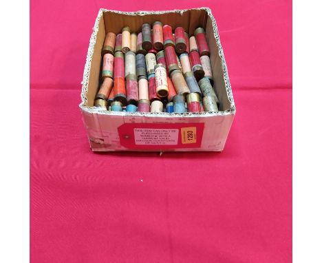 A box of approx ninety mixed paper collectors shotgun cartridges, this item can only be purchased by someone with a current v