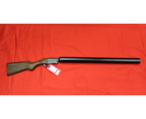A 12 bore Gunsport 'Hushpower' single shot shotgun, S/No.0224019, this item can only be purchased by someone with a current v
