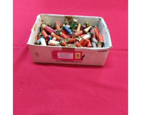 A collection of approx one hundred and fifty vintage paper shotgun cartridges, this item can only be purchased by someone wit
