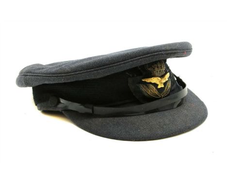 A WW2 RAF Crusher cap, with KIA (Killed in Action)Dunkirk history, belonging to 41677 Pilot Officer C. H. Dearden. Westland L