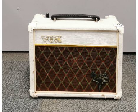 A vintage Vox amplifier.