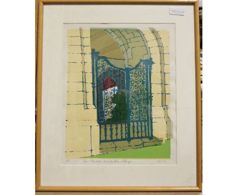 

Gill Corie 
Colour print&nbsp;
Poppies&nbsp;
Gill Corrie
Colour print
Irises, framed and glazed and a quantity of other pic